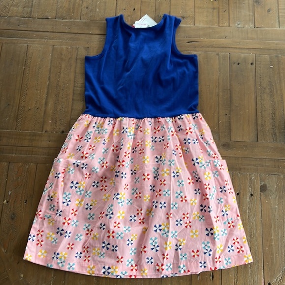 Hanna andersson printed cotton sleeveless dress nwt - Picture 6 of 6